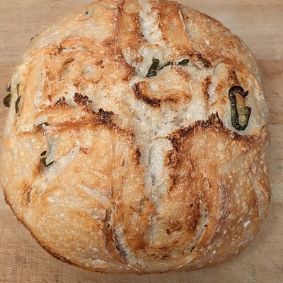 Jalapeno Cheddar Sourdough Bread