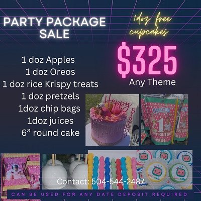 Party Package Sale