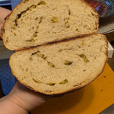 Weekly Special Artisan Pickle Sourdough Loaf
