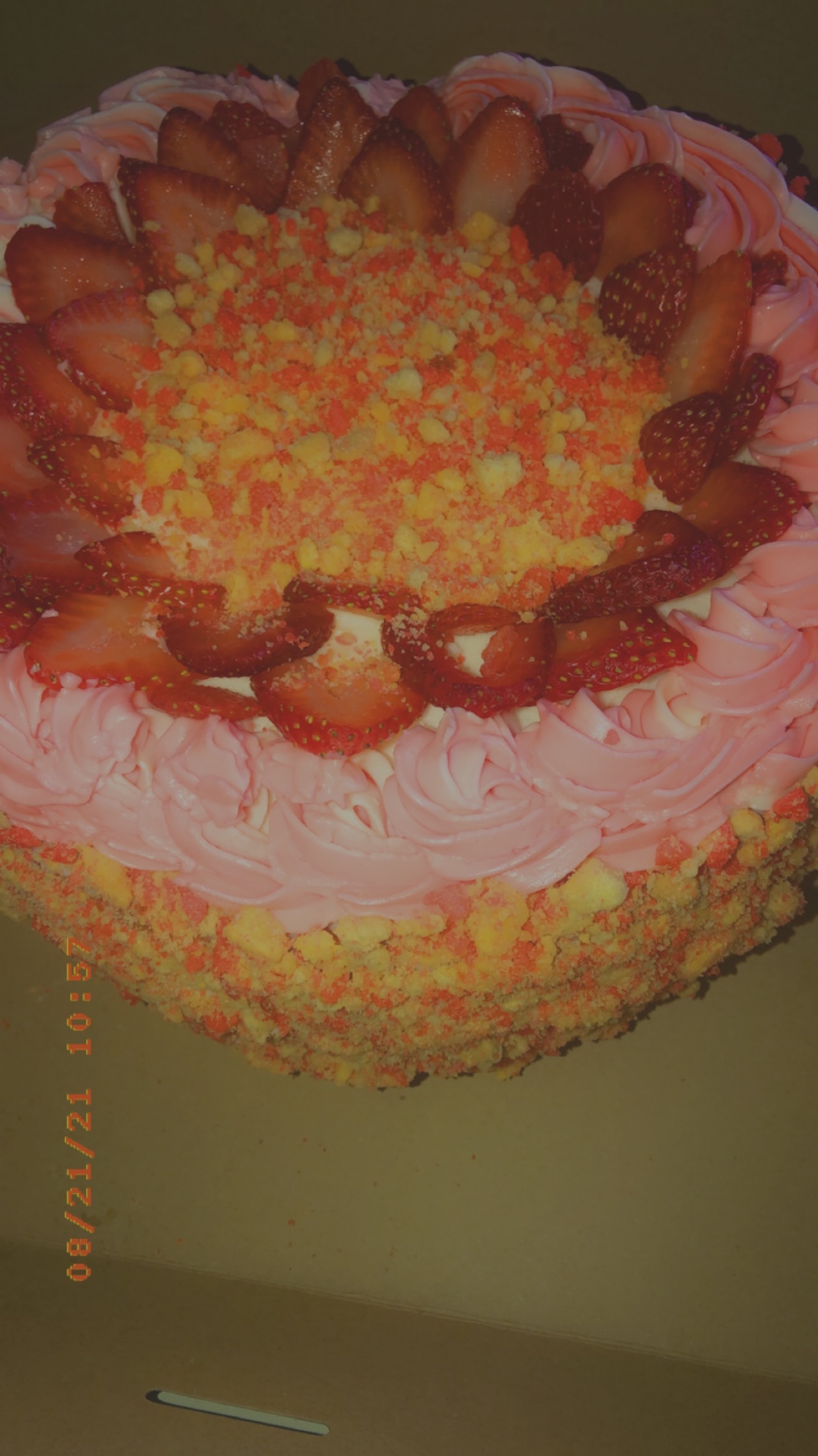 3 Layer 8in Cake Custom