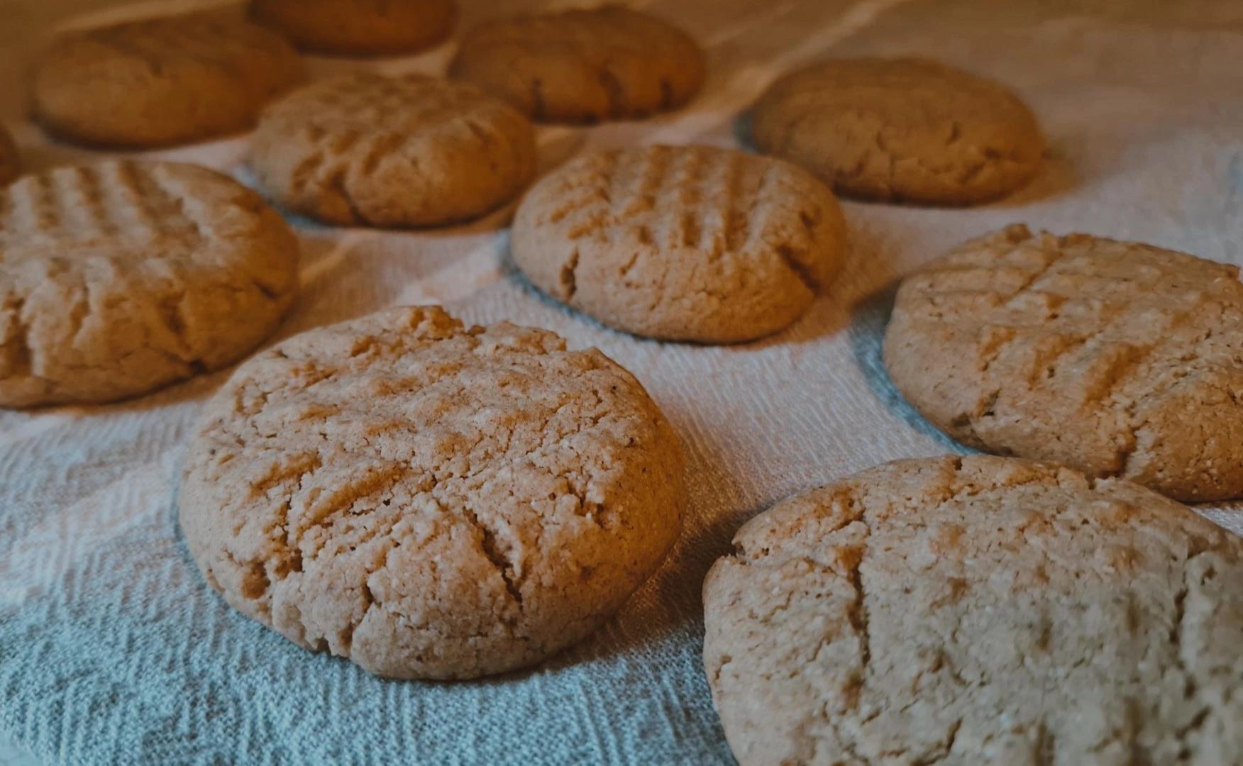 Freshly-Milled Gluten Free Buckwheat Peanut Butter Cookies
