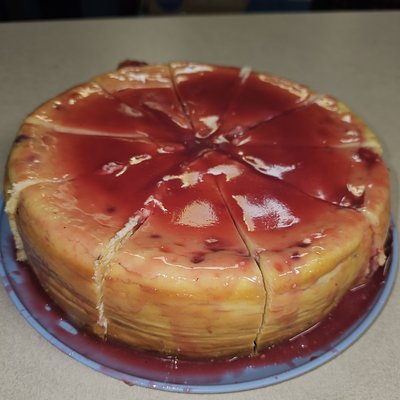 6" White Chocolate Raspberry 