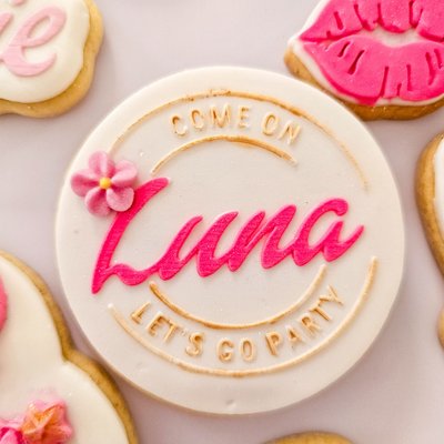 Barbie Fondant Cookies 