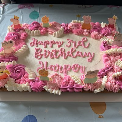 Large Rectangle Cookie Cake