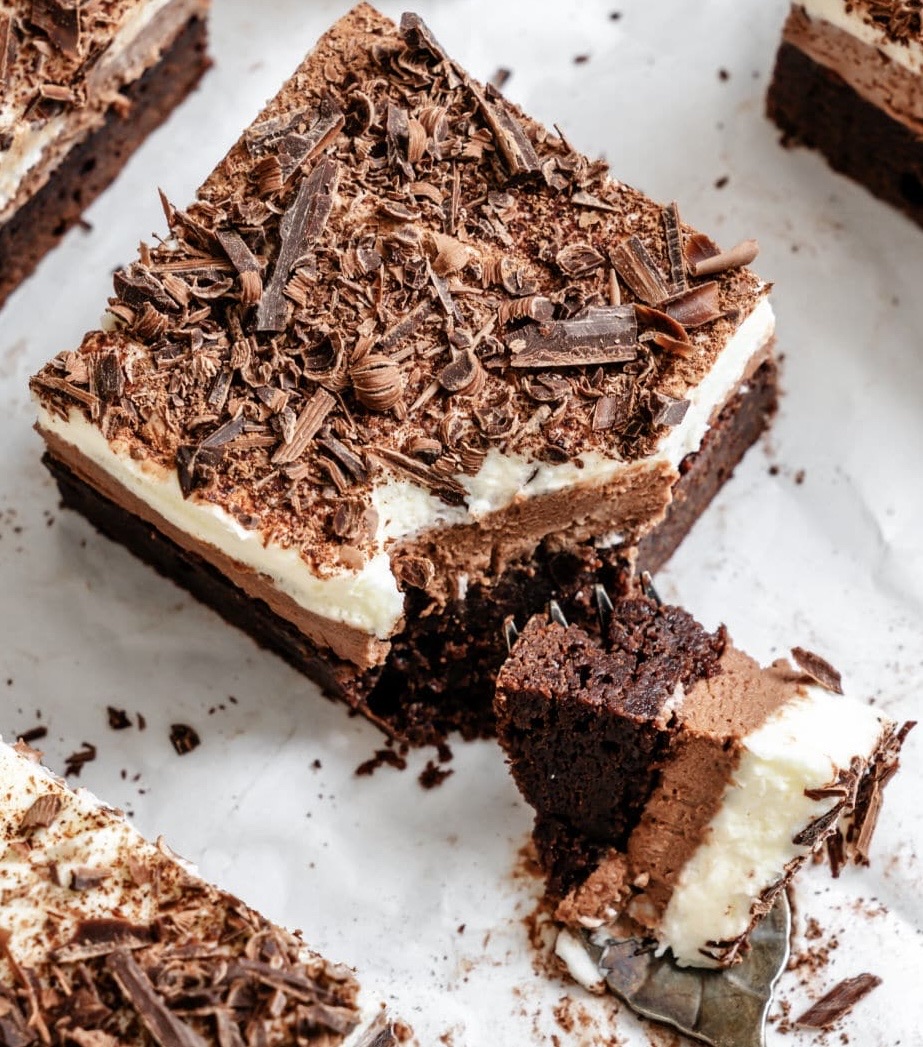 French Silk Brownies