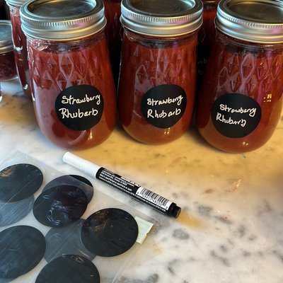 Strawberry And Rhubarb Jam 