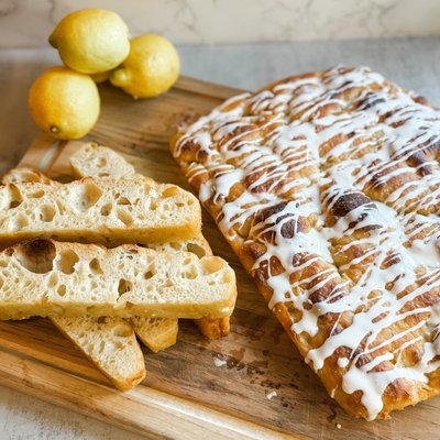 Lemon Focaccia Breakfast Bread
