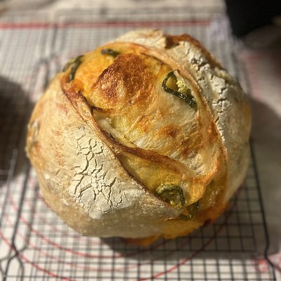 Cheddar Jalapeño Sourdough