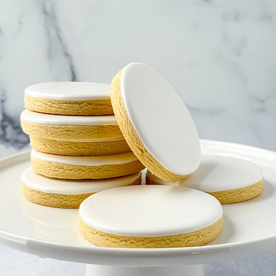 Iced Sugar Cookies 
