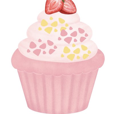 Strawberry Crunch Cupcake 