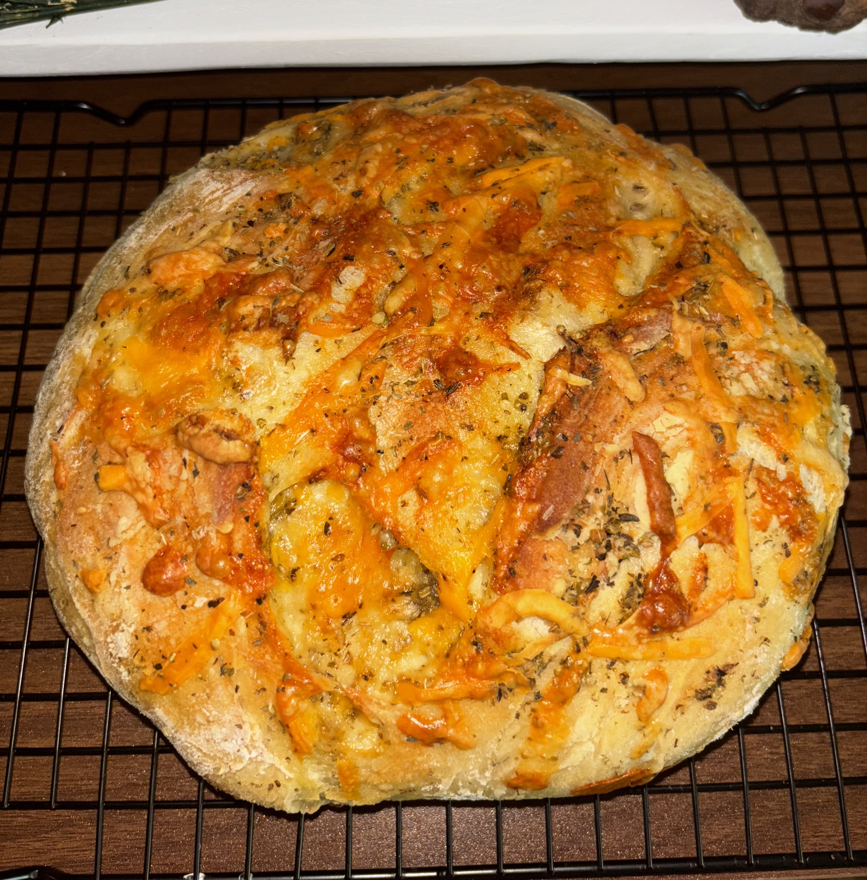 Italian Herb & Cheese Artisan Bread