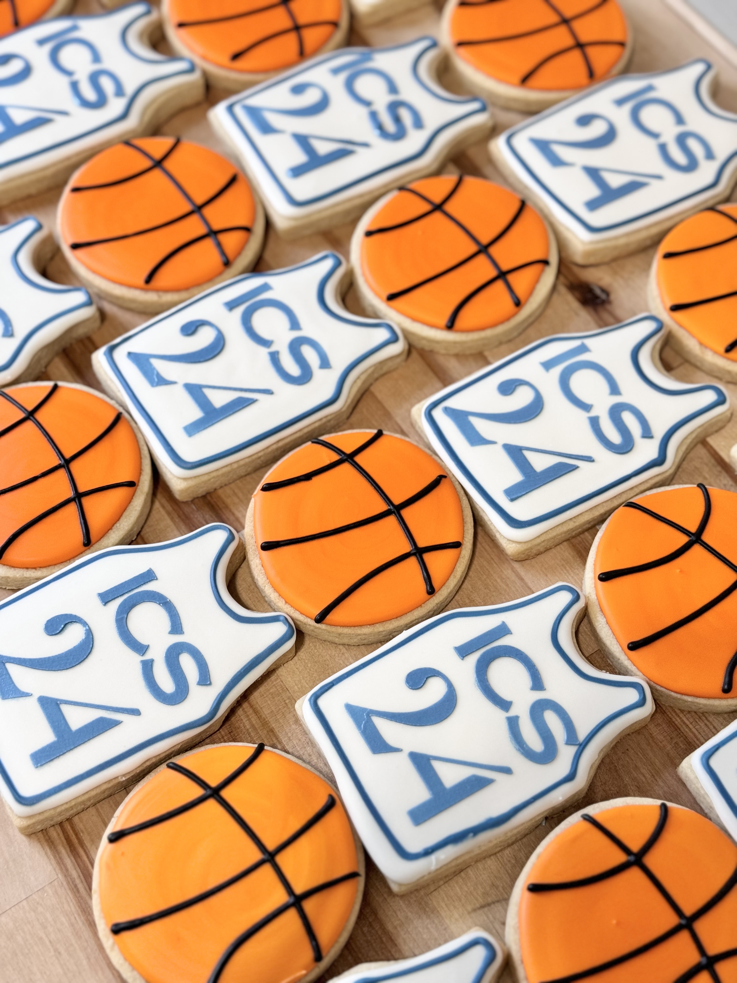 Basketball Sugar Cookies 