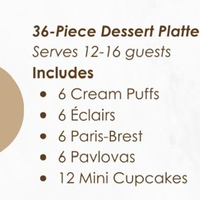 36-Piece Dessert Platter
