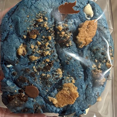 2 Cookie-Monster Cookies