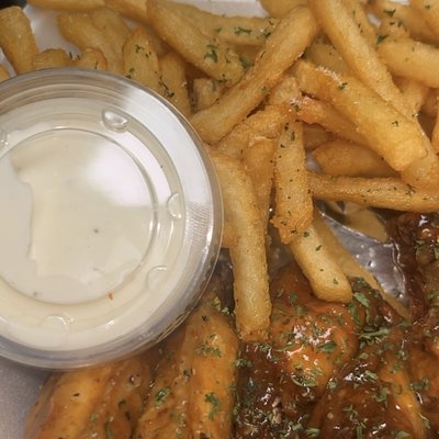 (6) Wings N Fries