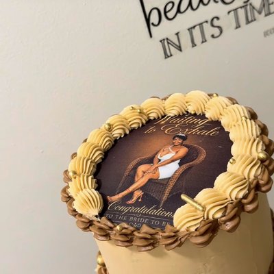 6” Cake With Edible Top Image 