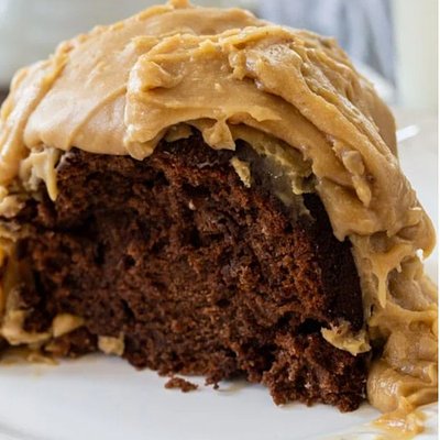 Chocolate Pound Cake With Caramel Icing