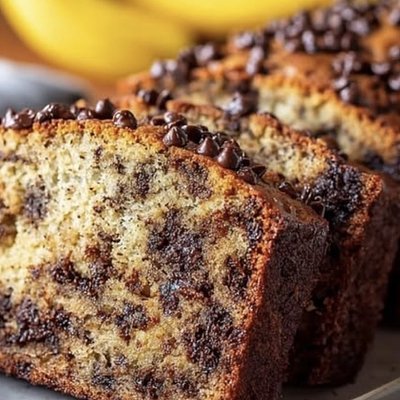 Chocolate Chip Banana Bread (Full Loaf)