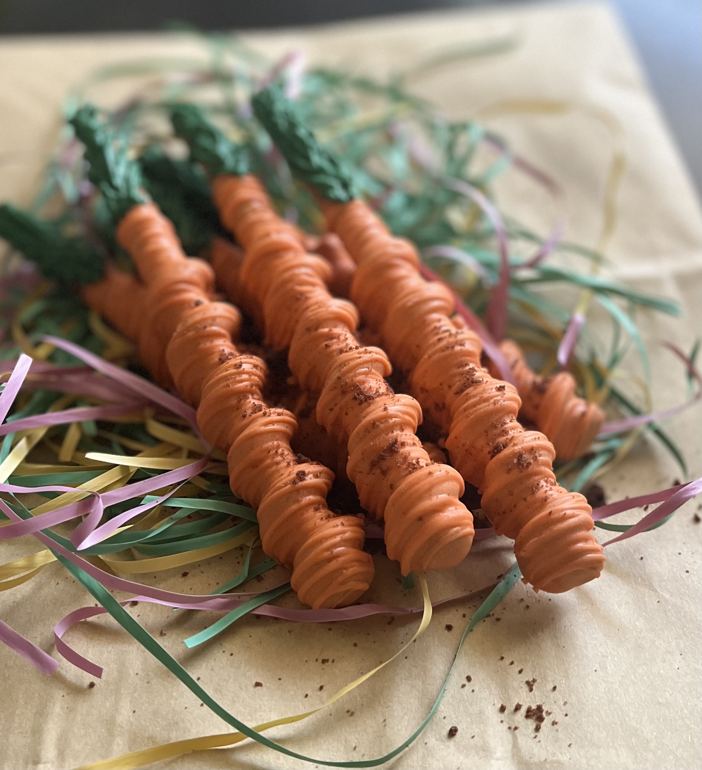 Chocolate/Chocolate Caramel Pretzels