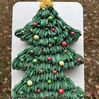 Shaped Christmas Cakes Double Stack 