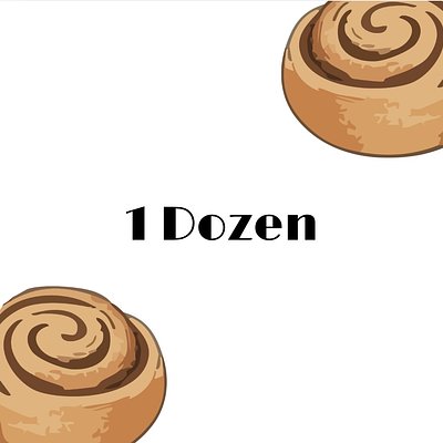 Dozen Cinnamon Rolls