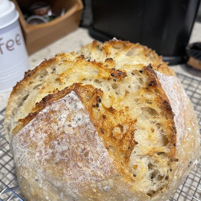 Sourdough Bread - Everything Bagel Seasoning