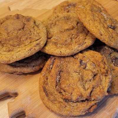 Pumpkin Cookies (Vegan Available)
