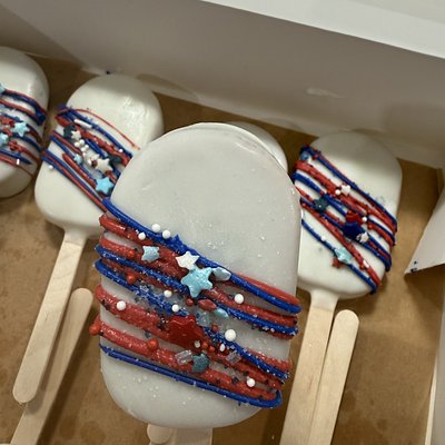 Labor Day Cakesicles- Singles (Vanilla)