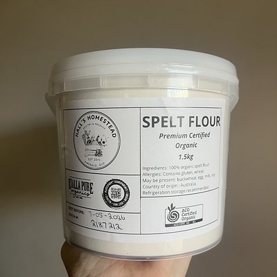 Organic Spelt Flour 1.5kg - Multi Origin