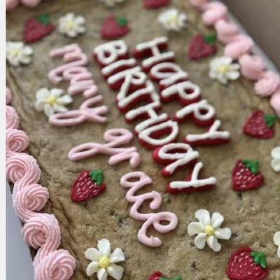 13x9 1 Layer Cookie Cake