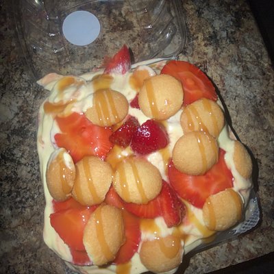 Strawberry Pudding Container 