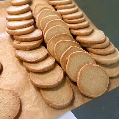 Sourdough Shortbread Cookies 