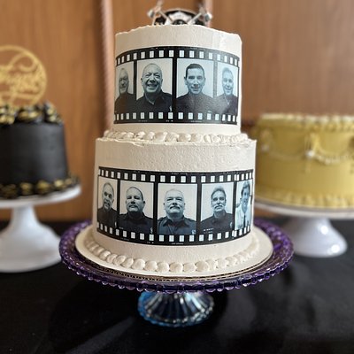 6” X 8” Tiered Cake (32-48 Servings)