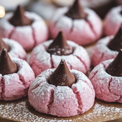Strawberry Kiss Cookies (6 Count)