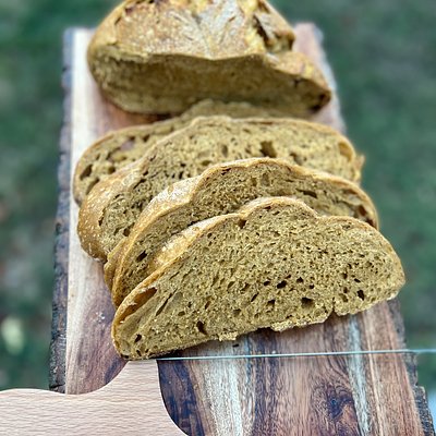 Pumpkin Spice Sourdough Boule