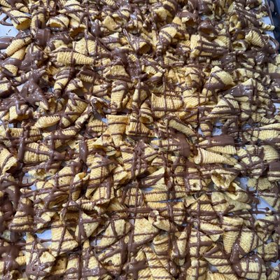 Chocolate Covered Bugels 