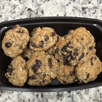 Dozen Mini Oatmeal Raisin Cookies