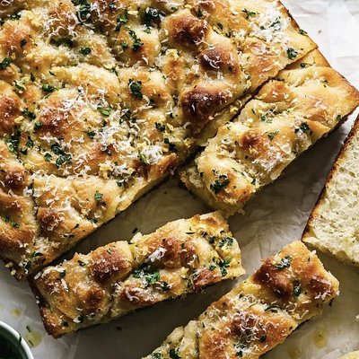 Parmesan Garlic & Rosemary Focaccia