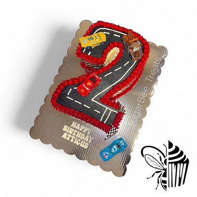 #2 Cars Cake 