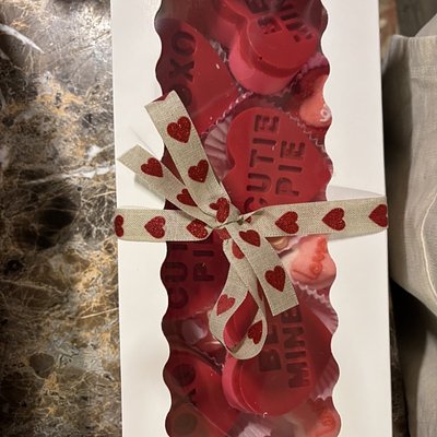 Large Candy Heart shaped chocolate Oreos 