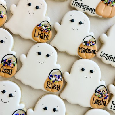 Personalized Ghost Cookie