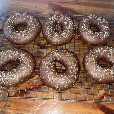 Sourdough Bagels 