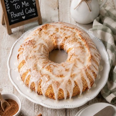 Glazed Sock It To Me Pound Cake