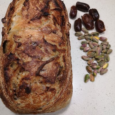 Pistachio Date Sourdough 