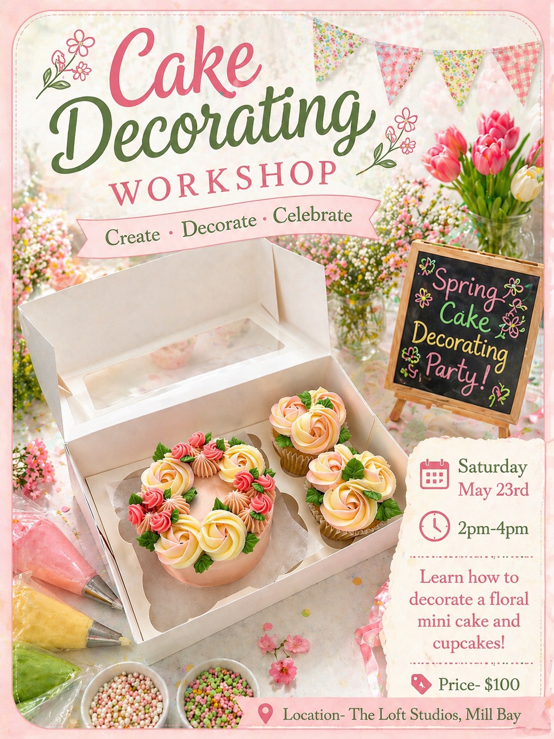 Spring Cake Decorating Workshop