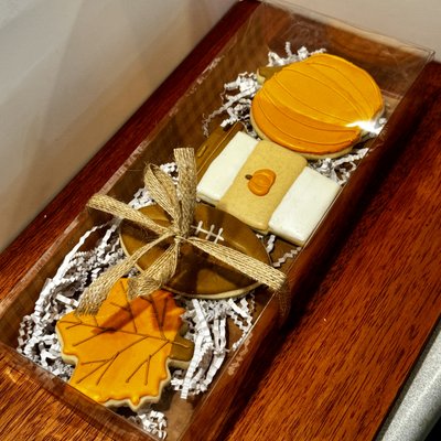 🎃 Pumpkin Spice Set — 4 Cookies