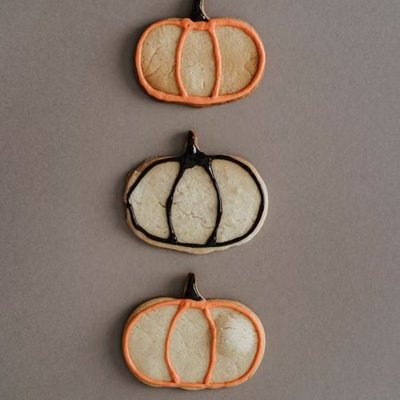 Pumpkin Silhouette Cookies