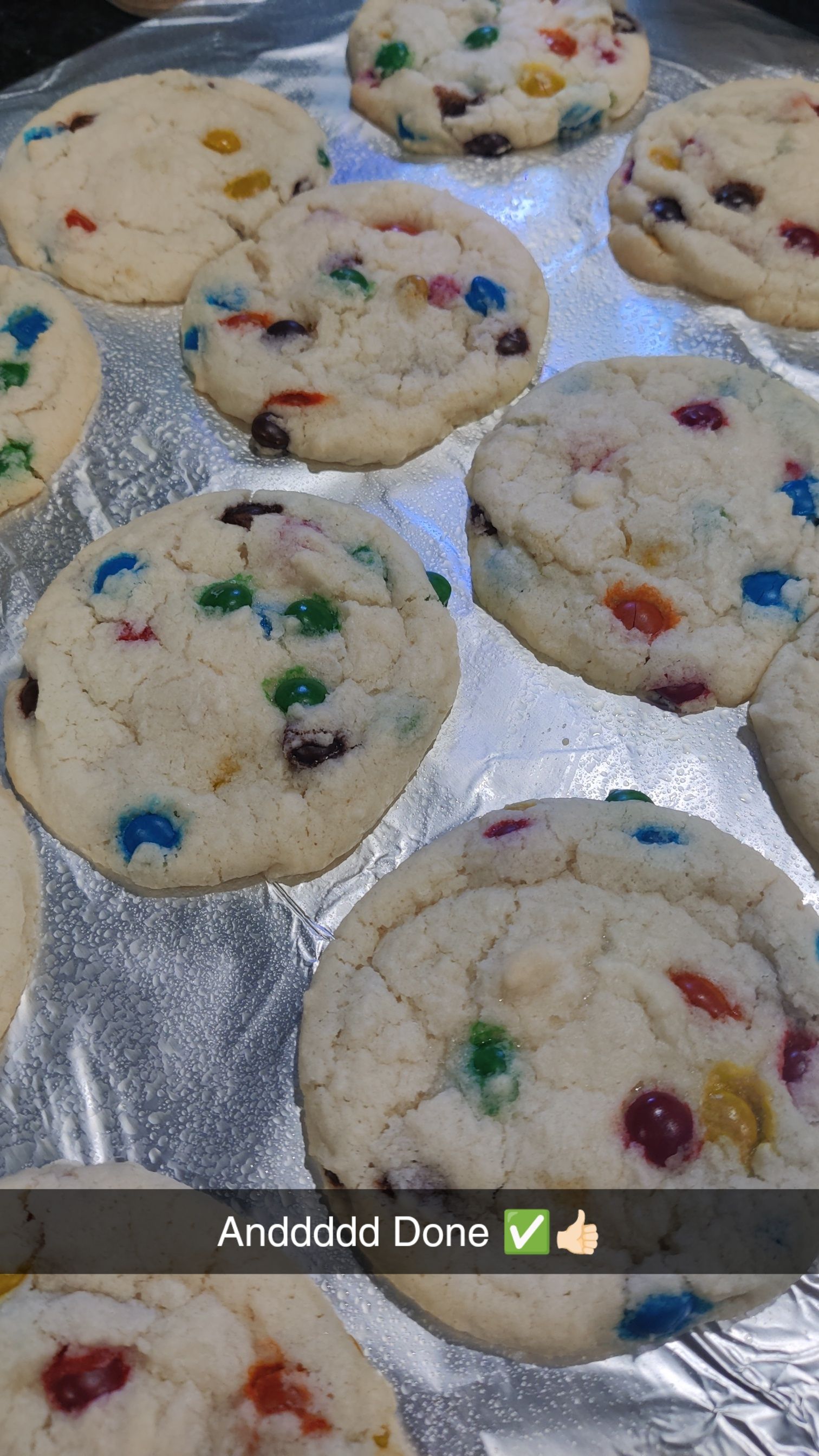 Gluten Free mnm's Sugar Cookies (13)