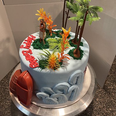 Moana Theme Cake