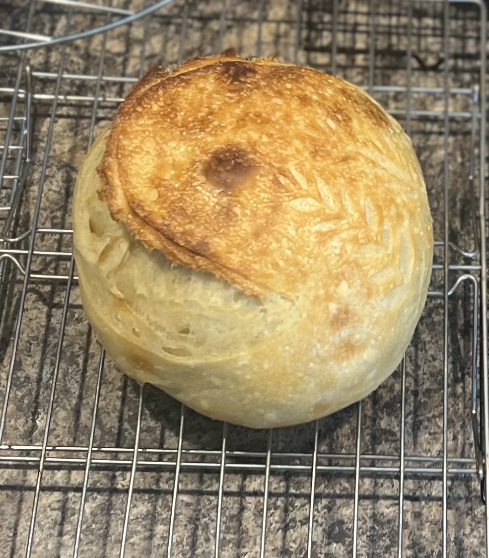 Plain Sourdough Boule (round loaf) 